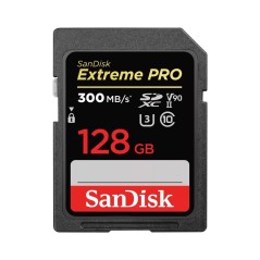 "SanDisk Extreme Pro 128GB SDXC - Ultra-Fast, High-Capacity Memory Card (SDSDXDK-128G-GN4IN)"